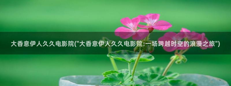 色伊人视屏在线：大香意伊人久久电影院(\